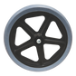 Roue arrière de rechange pour ambulateur