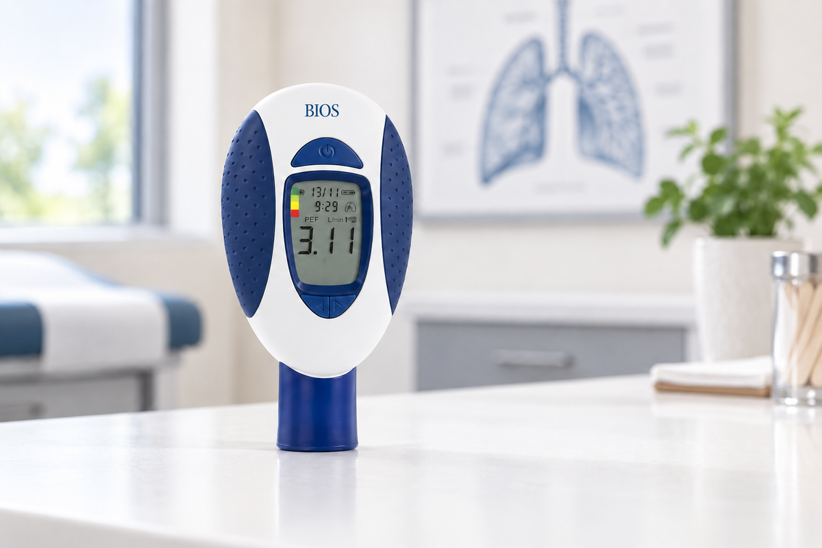 Peak Flow Meter for Asthma and COPD