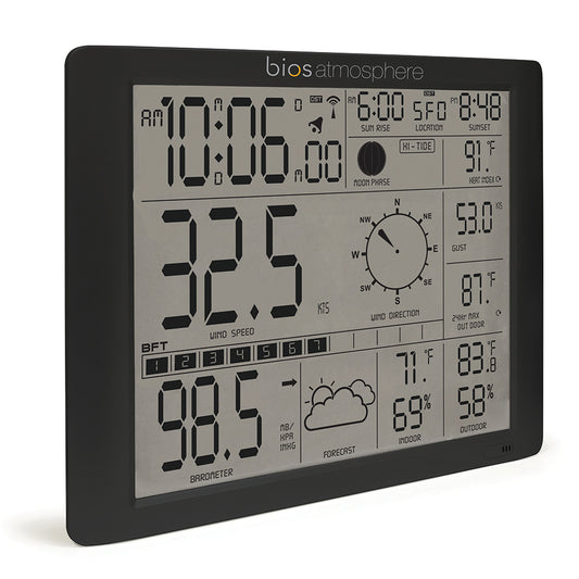 Bios Weather Jumbo Weather Station angle view