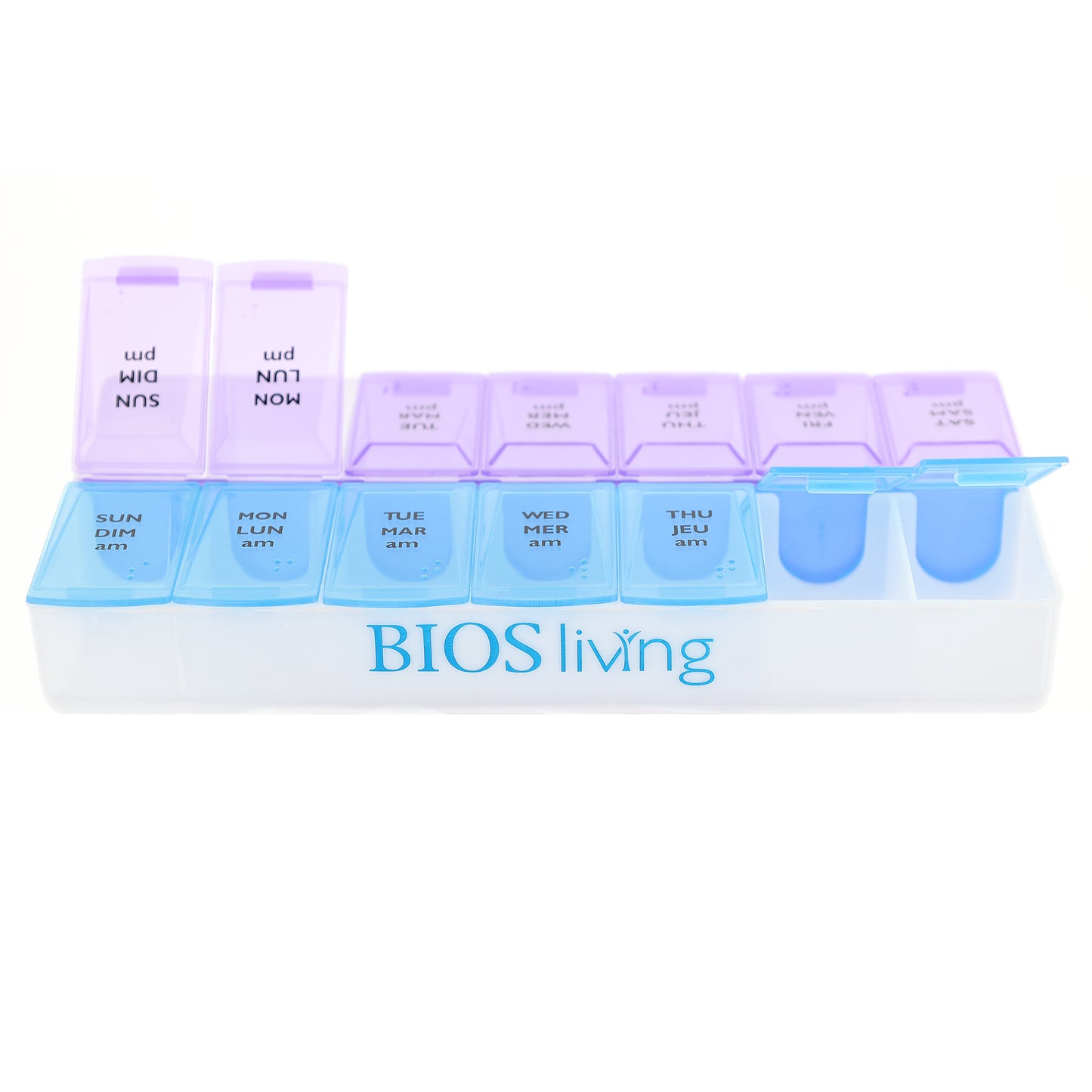 Twice Daily, 7 Day Pillbox