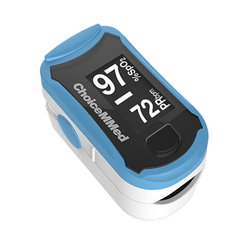 Fingertip Pulse Oximeter - Blue